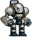 Robot modelo humanoide derecha
